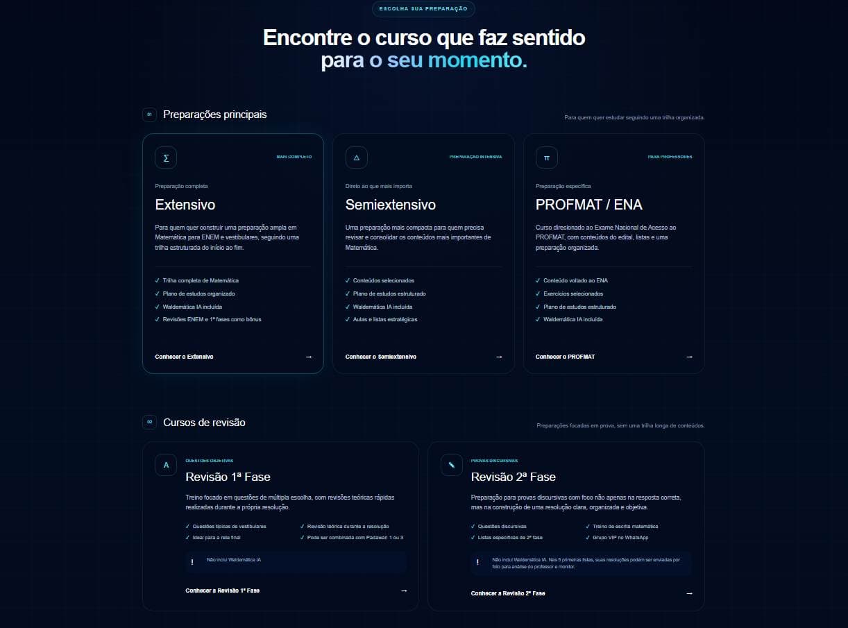 Seção de perguntas frequentes e formas de pagamento do site Waldemática